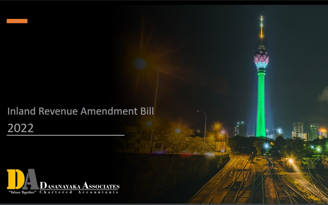 Inland Revenue Amendment Bill 2022